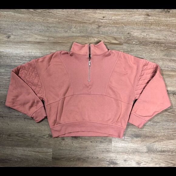 Wild Fable Crop Sweatshirt Pink/Peach Size XS - Picture 1 of 4